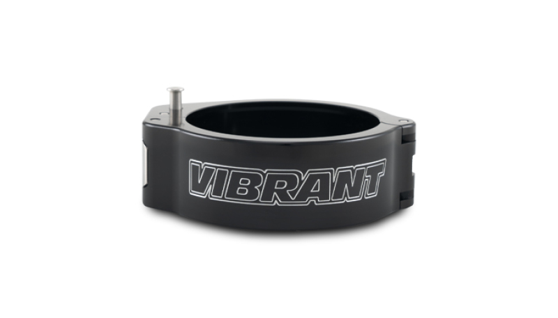 Vibrant 2.5in O.D. Aluminized HD 2.0 Clamp - Anodized Black (Clamp Only) thumbnail 2