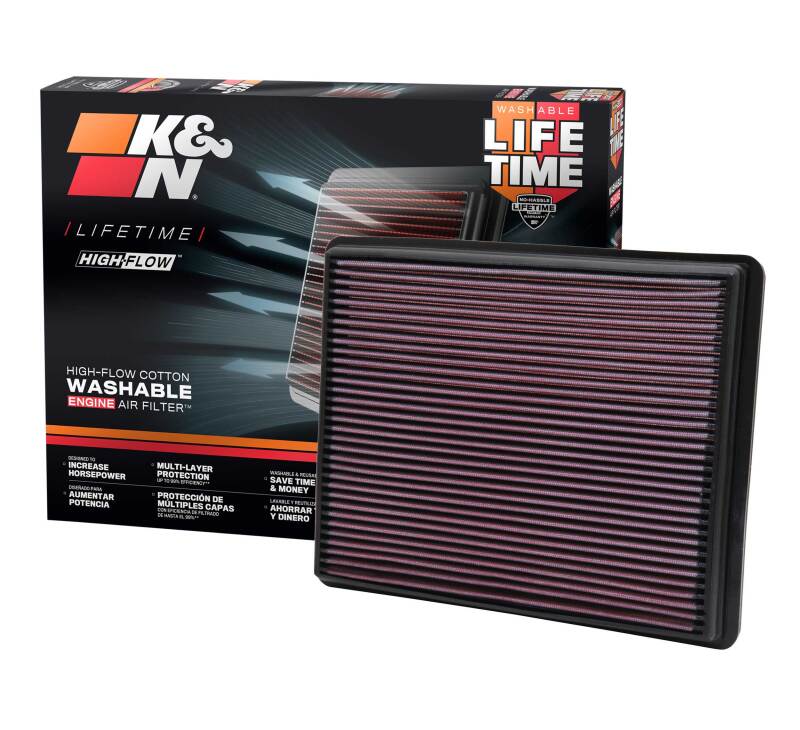 K&N 02-04 Cadillac / 99-10 Chevy/GMC Pickup / 99-01 Jeep Drop In Air Filter thumbnail 7