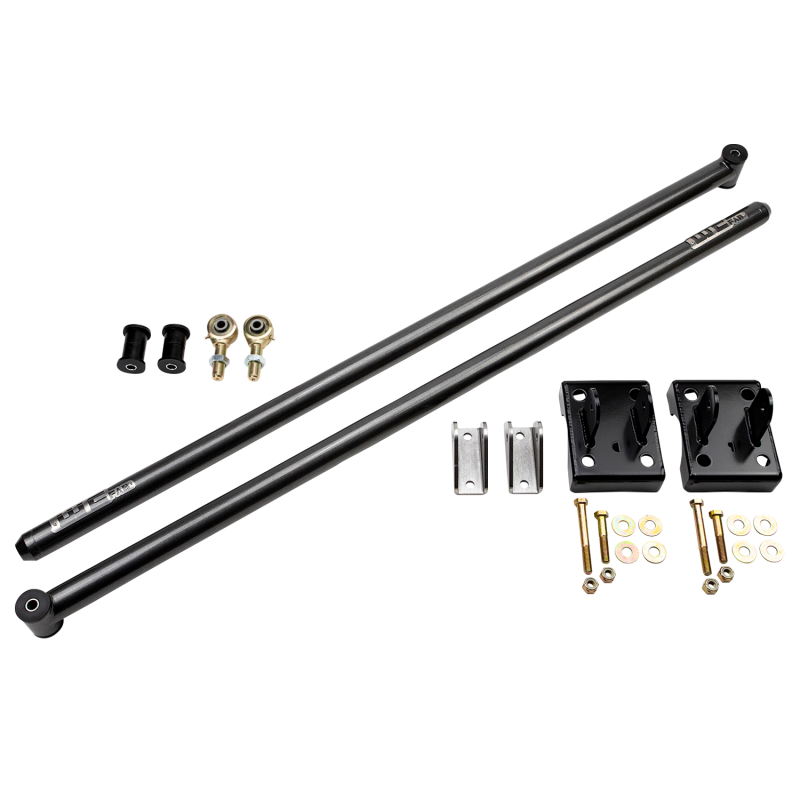 Wehrli 11-19 Chevy & GMC Duramax RCLB/CCSB/ECSB Traction Bar Kit- Flat Black