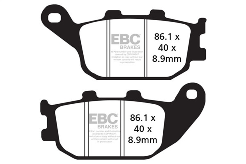 EBC 01-07 Honda NSS 250 Reflex Rear Left Sintered R/HH Brake Pads