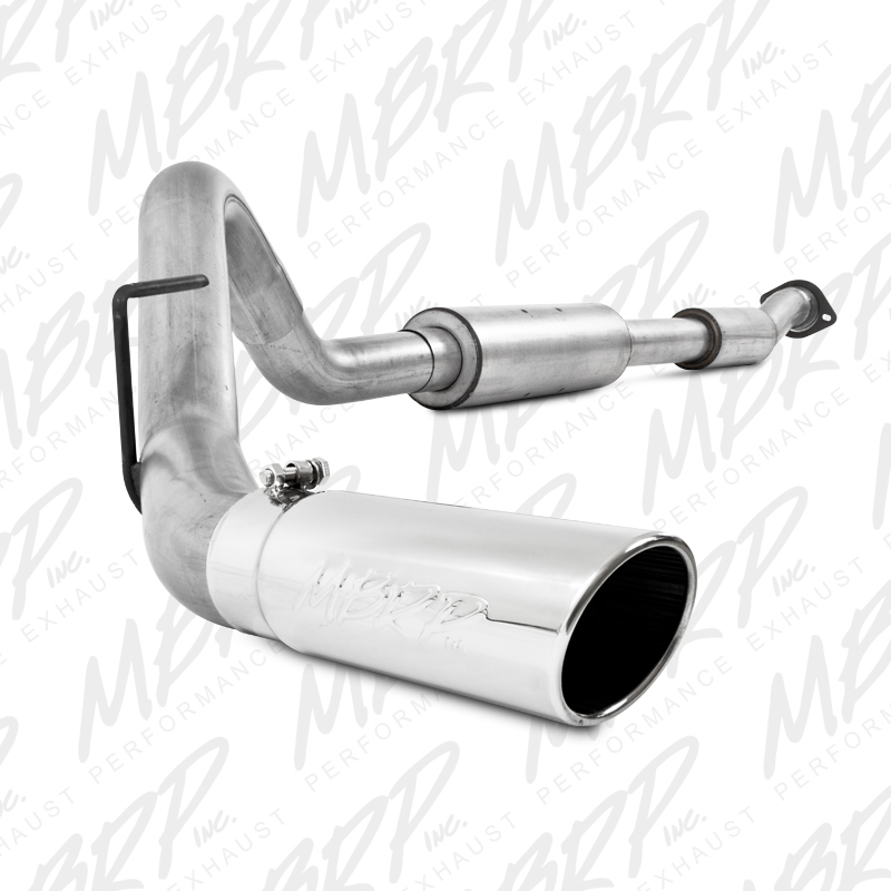MBRP 11-13 Ford F150 SVT Raptor 6.2L EC-SB/CC-SB 3.5in Cat Back Single Exit Alum Exhaust System