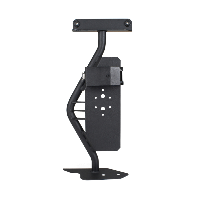 Go Rhino 18-24 Jeep Wrangler JL/JLU/JT Front Fender Jack Mount for Hi-Lift Jack - Tex. Blk thumbnail 2