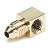 Autometer 1/8 NPTF Female to-4AN Male Pressure Gauge Adaptor 90 Deg (Brass) thumbnail 6