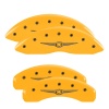 MGP 4 Caliper Covers Engraved F & R Chrysler Wing Yellow Finish Black Char 2009 Chrysler Aspen thumbnail 8