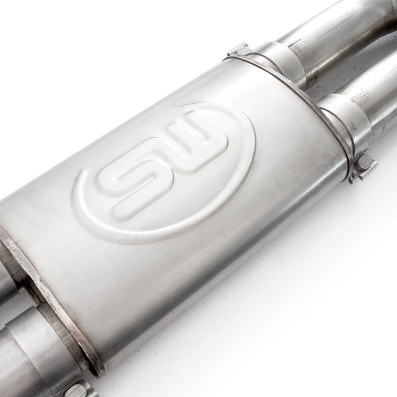 Stainless Works 2008-09 Pontiac G8 GT 3in Catback System X-Pipe Turbo Chambered Muffler 3.5in Tips thumbnail 5