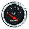 AutoMeter Gauge Fuel Level 2-1/16in. 16 Ohm(e) to 158 Ohm(f) Elec Traditional Chrome thumbnail 6