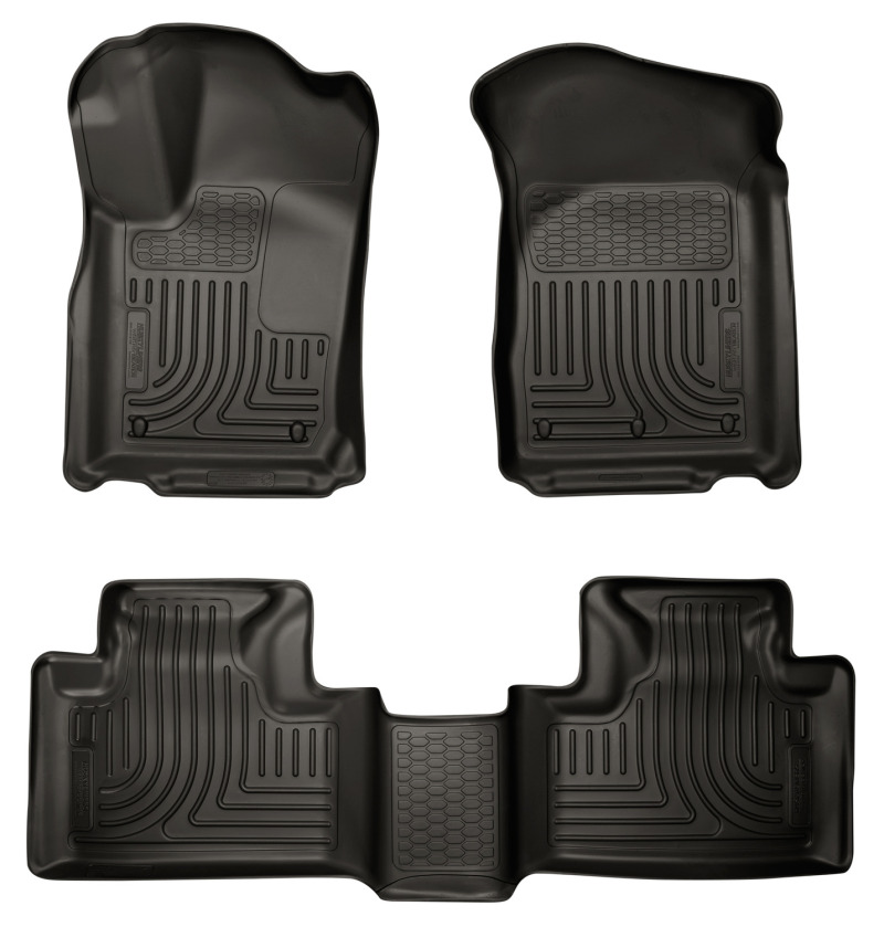 Husky Liners 11-13 Dodge Durango / 11-13 Jeep Grand Cherokee WeatherBeater Combo Black Floor Liners thumbnail 2
