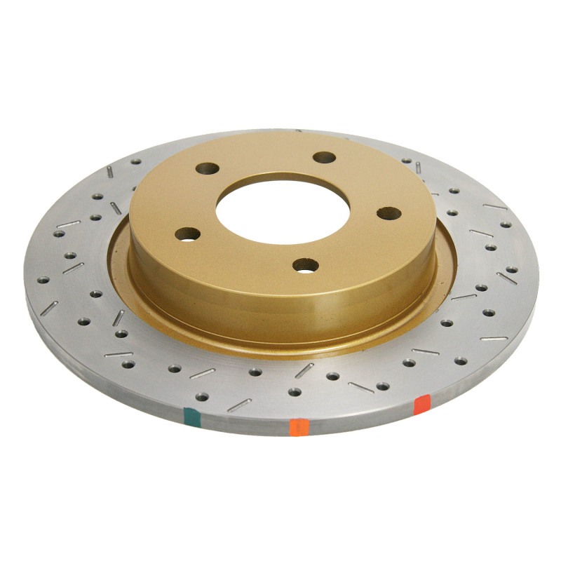 DBA HD Series 4000XS Brake Rotors DBA42957XS Disc Rotor, Cross-Drilled, Slotted, 4000 XS Series, Uni-Directional, Mazda, Rear, Each thumbnail 8