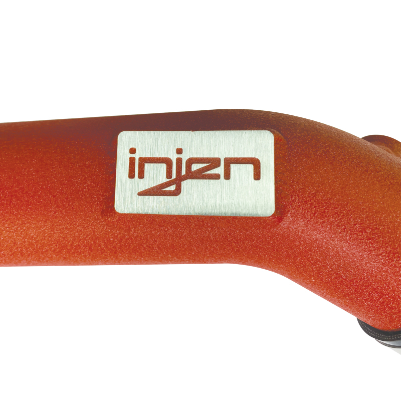 Injen 15-16 BMW M3(F80)/M4 (F82/83) 3.0L L6 Twin Turbo 2PC Aluminum Int. Charge Pipe - Wrinkle Red thumbnail 5