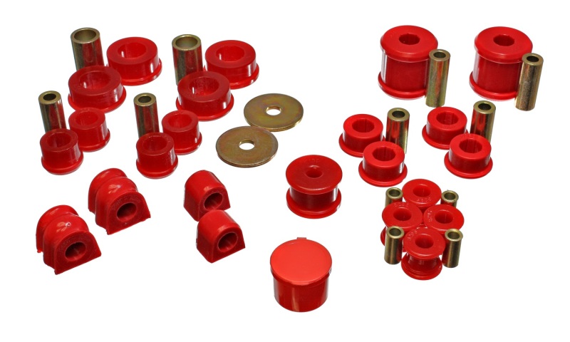 Energy Suspension 02-06 Subaru Impreza/WRX Red Hyper-Flex Master Bushing Set thumbnail 5