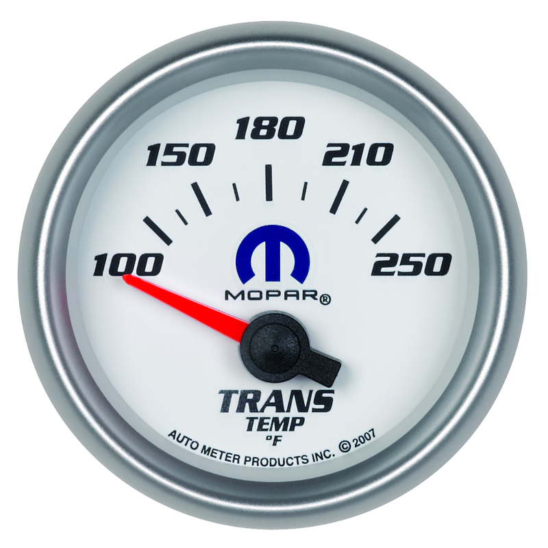 Autometer Mopar 52.4mm SSE 100-250 Degree F Transmission Temperature Gauge thumbnail 9
