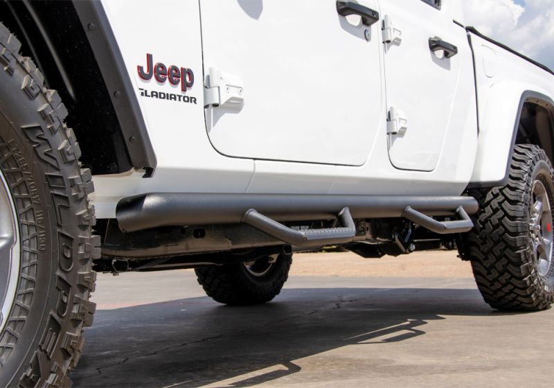 N-Fab Nerf Step 2019 Jeep Wrangler JT 4DR Truck Full Length - Tex. Black - 3in thumbnail 6