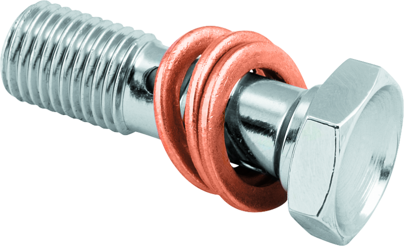 Twin Power Stainless Brake Fitting 3/8-24 Double Banjo Bolt thumbnail 2