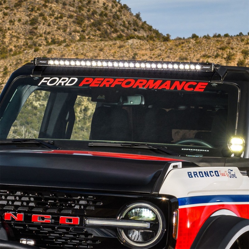 Ford Racing Ford Performance Bronco Windshield Banner - White/Red thumbnail 2