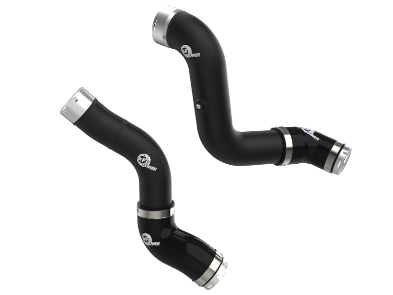 aFe 23-25 GM Colorado/Canyon L4-2.7L BladeRunner Aluminum Hot and Cold Charge Pipe Kit - Black