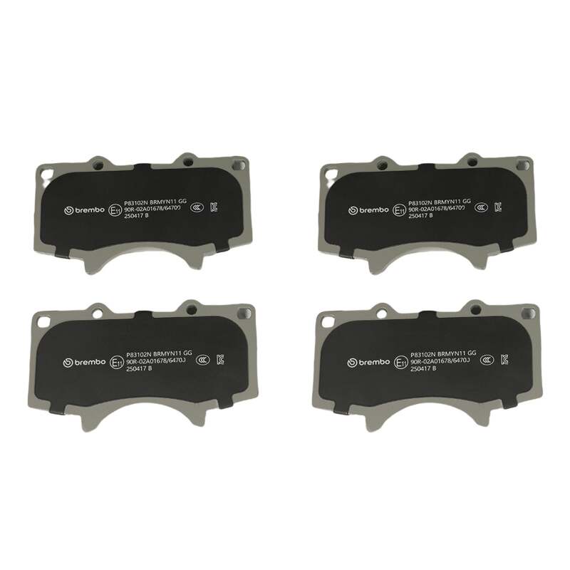 Brembo 03-24 Toyota 4Runner NAO Prime Ceramic OE Equivalent Pad - Front thumbnail 4