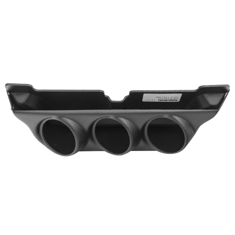 Autometer 99-07 Ford Super Duty / 03-07 Dodge Ram Black Triple Overhead Console Pod
