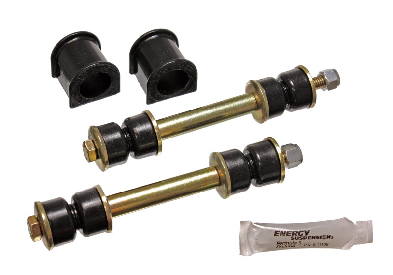 Energy Suspension 89 Toyota 4Runner 2/4WD Black 24mm Complete Front Sway Bar Bushing Set thumbnail 5