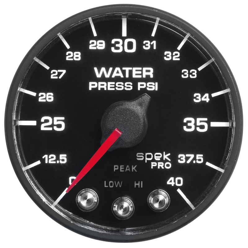 Autometer Spek-Pro - Nascar 2-1/16in Water Press 0- 40 psi Bfb thumbnail 9