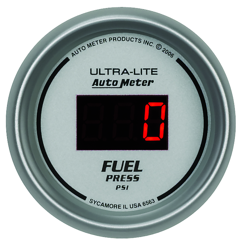 Autometer Ultra-Lite 52MM 5-100 PSI Digital Fuel Pressure Gauge thumbnail 9