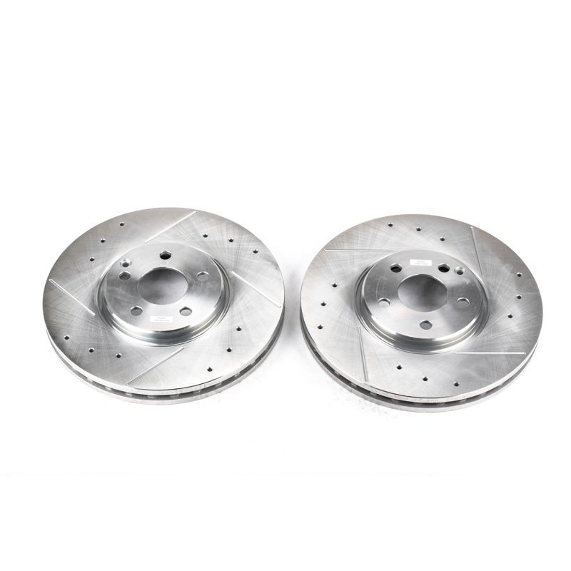 Power Stop 07-09 Mercedes-Benz E350 Front Evolution Drilled & Slotted Rotors - Pair thumbnail 2