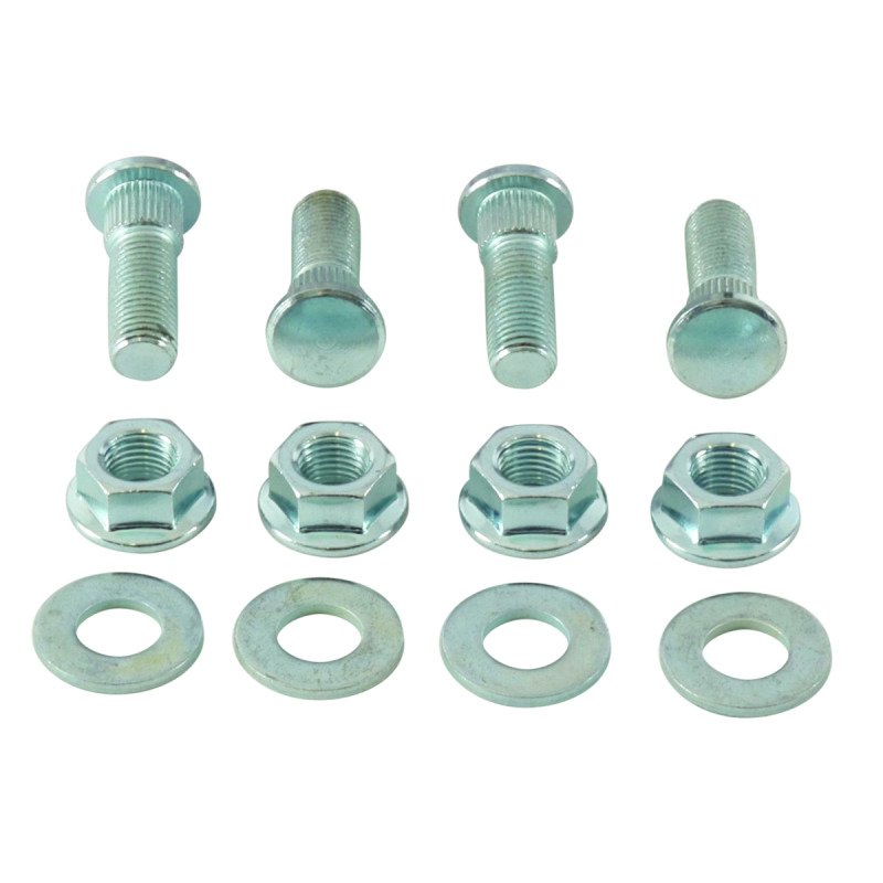 QuadBoss 05-08 Polaris Ranger 500 2x4 (03) Front Wheel Stud & Nut Kit