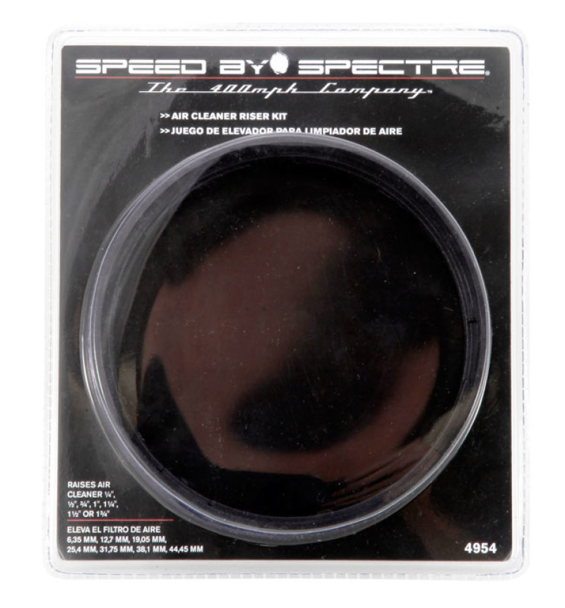 Spectre Air Cleaner Riser Kit - Black thumbnail 7