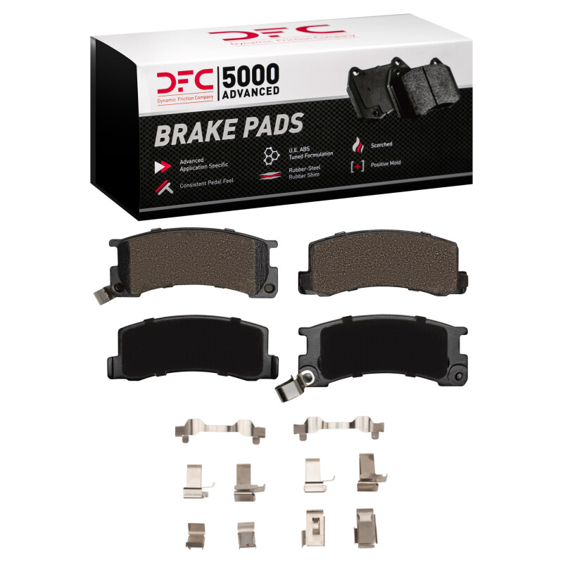 DFC 5000 Advanced Pads - Semi-Metallic and Hardware Kit