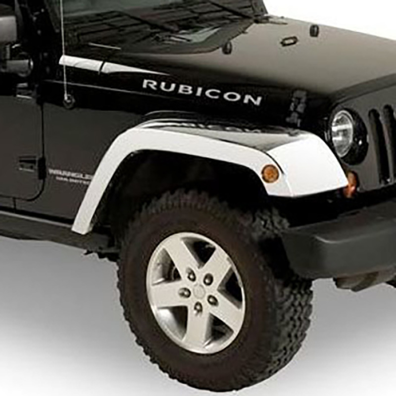 Putco 07-18 Jeep Wrangler Chrome ABS Fender Flares thumbnail 5