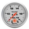 Autometer Ultra-Lite 2 5/8in 18V Voltmeter w/ Peak & Warn thumbnail 6