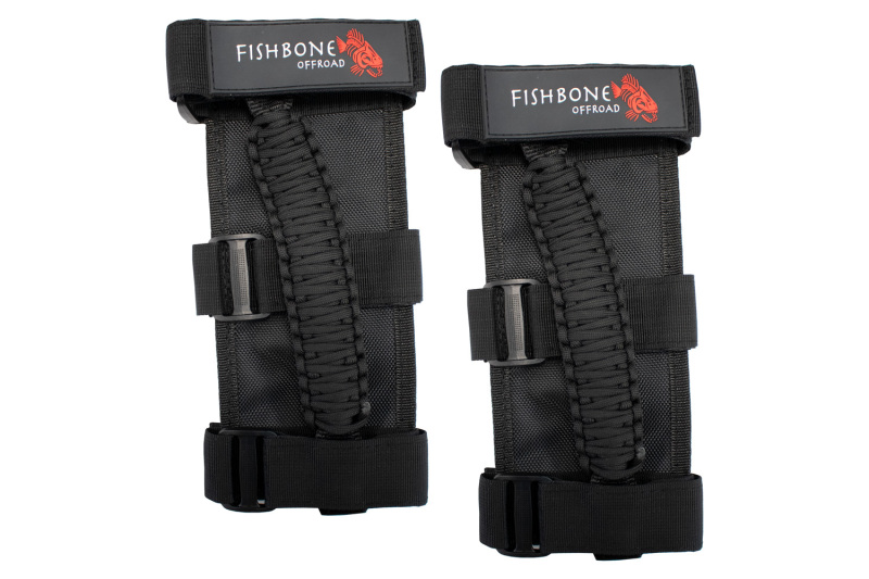 Black Paracord Grab Handles w/ Three Straps FB55279
