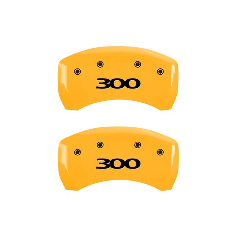 MGP 4 Caliper Covers Engraved Front & Rear 300 Yellow Finish Black Char 2007 Chrysler 300 thumbnail 9