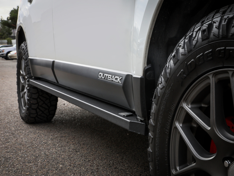aFe POWER 10-14 Subaru Outback H4 2.5L / H6 3.6L Terra Guard Trail Steps - Black thumbnail 9