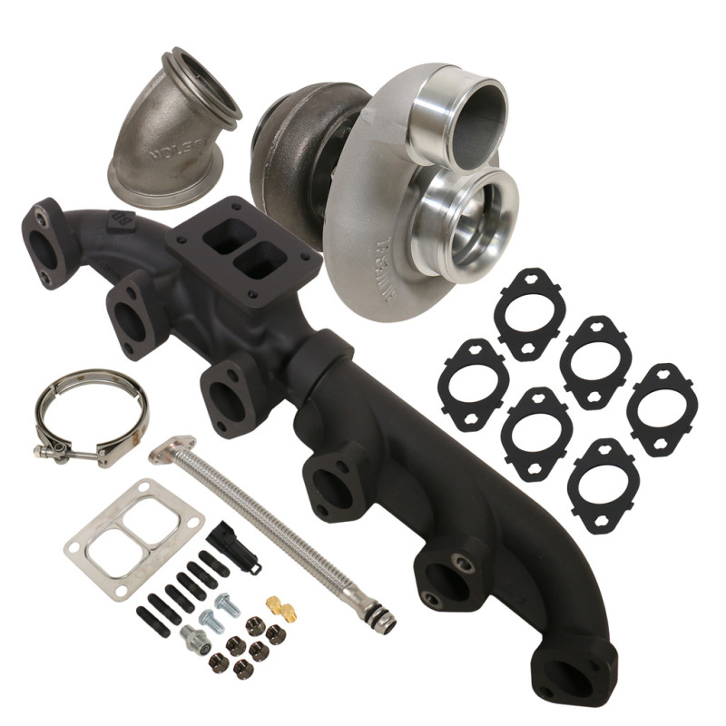 BD Diesel BD Iron Horn 5.9L Cummins Turbo Kit S366SXE/80 0.91AR Dodge 2003-2007