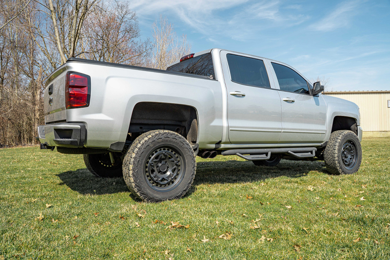 Corsa 14-16 Chevrolet Silverado 3.0in Catback Front Axle Exit Exhaust w/ Twin 4.0in Black Tips thumbnail 4