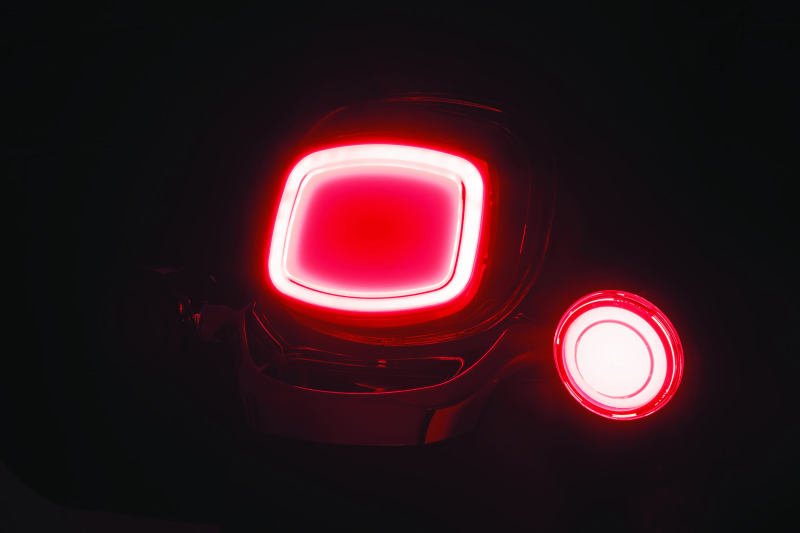 Kuryakyn Tracer LED Taillight Red Lens Without License Light thumbnail 3