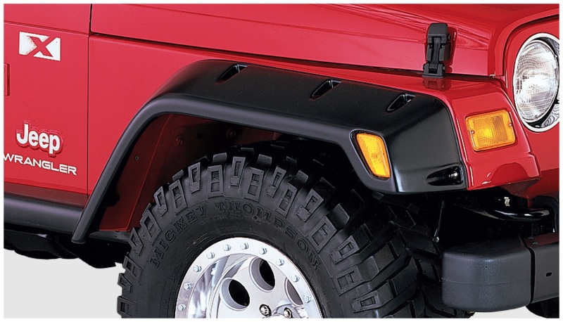 97-06 Jeep TJ Max Pocket Style Flares 2pc - Black - Image 2