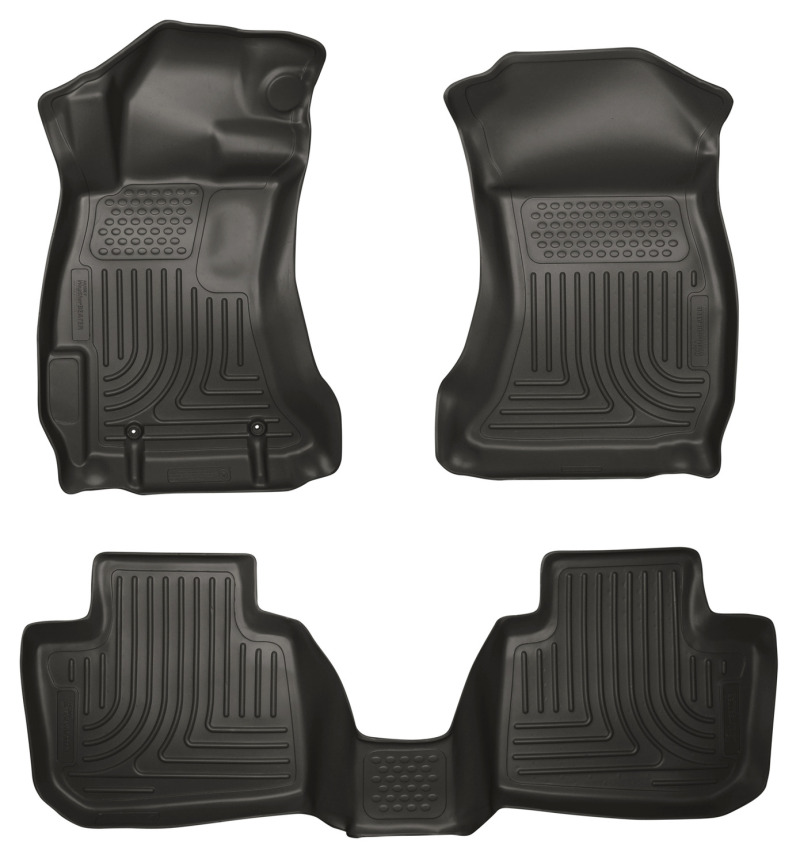 Husky Liners 10-12 Subaru Legacy/Outback WeatherBeater Combo Black Floor Liners thumbnail 2