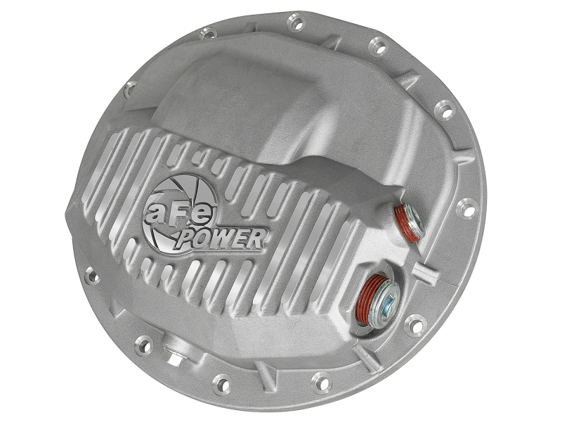 aFe Street Series 12 Bolt AAM 9.25 Inch Differential Cover 46-70400 Rear Raw w/ Machined Fins thumbnail 8
