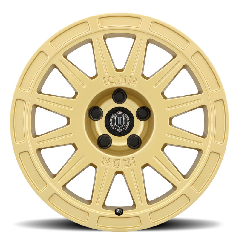 ICON Alloys Wheels 7017805060GG Wheels, RICOCHET, 17 x 8, GLOSS GOLD, 5 x 100, 6", 38mm, 56.1mm, 1850 LBS thumbnail 6