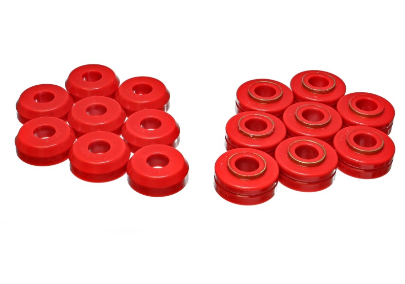 Energy Suspension Ford Bronco Body Mount Set - Red thumbnail 6