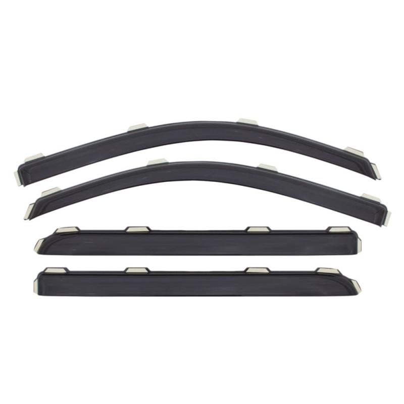 AVS 16-21 Mazda CX-3 Ventvisor In-Channel Front & Rear Window Deflectors 4pc - Smoke thumbnail 7