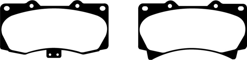 EBC 05-07 Hummer H3 3.5 Yellowstuff Front Brake Pads thumbnail 7