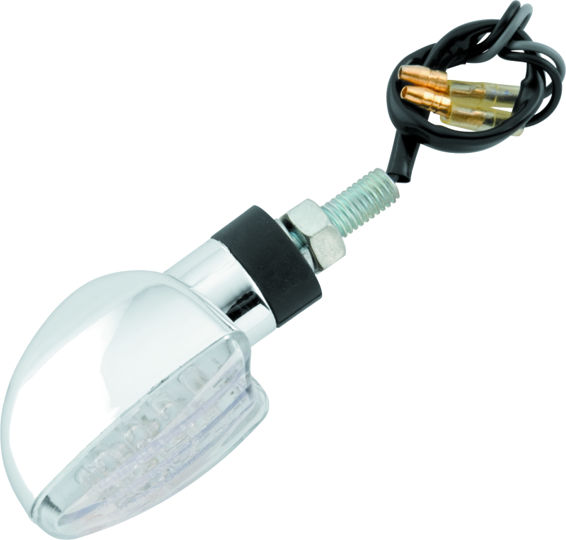 BikeMaster LED Spade Pair Chrome thumbnail 2