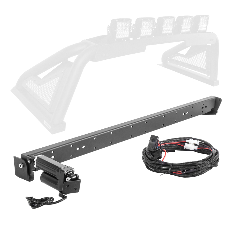 Go Rhino 14-19 Chevy 1500 LD (Classic) Sport Bar 2.0 Complete Kit w/Sport Bar+Retractable Light Mnt (1x gor911000T, 1x gor960001T) thumbnail 9