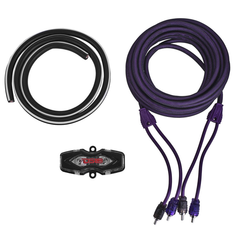 DS18 4-GA Amplifier Install Kit Advance- Purple thumbnail 5