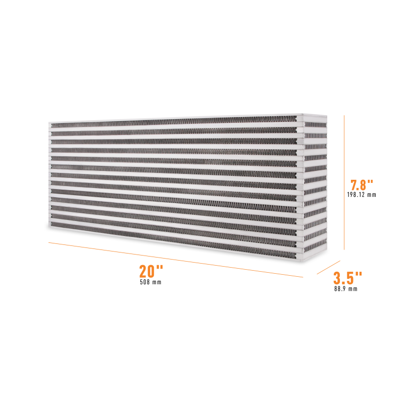 Mishimoto Universal Air-to-Air Intercooler Core - 20in / 7.8in / 3.5in thumbnail 2
