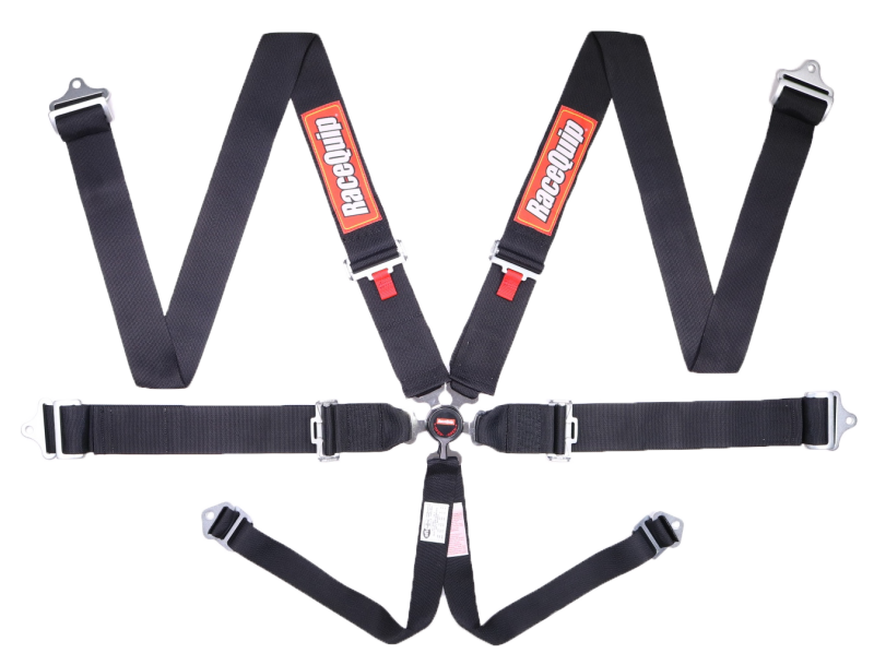RaceQuip Black SFI CAMLOCK 6pt PD Lap Seat Belt thumbnail 2
