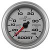 Autometer UL II 2 5/8inch 30 IN HG/45 PSI Mechanical Boost/Vacuum Gauge thumbnail 6