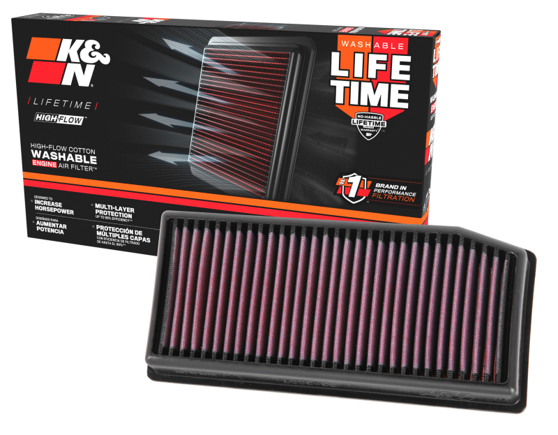 K&N 2011 Renault CLI IV 0.9L Replacement Drop In Air Filter thumbnail 4
